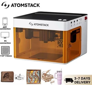 Atomstack P1 Mini 5W Single Laser Engraver Bluetooth DIY Wood Metal Cutter - Picture 1 of 6