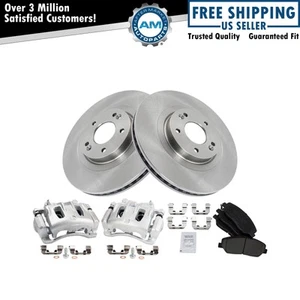 Brake Pad & Rotor Kit Ceramic Fits 2013-2016 Hyundai Santa Fe - Picture 1 of 12