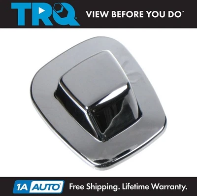 Lente de luz de matrícula trasera TRQ cromada izquierda o derecha para camioneta Chevy GMC Foto 1 de 3