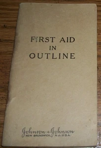 1933 First Aid in Outline, Johnson & Johnson - Picture 1 of 5