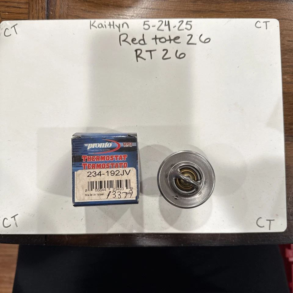 Pronto 234-192JV- Stant 13379 OE Type Thermostat, Stainless Steel NOS - Image 1 of 3