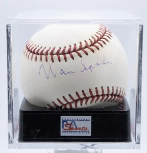 WARREN SPAHN - AUTOGRAPHED SIGNED BASEBALL - Picture 1 of 8