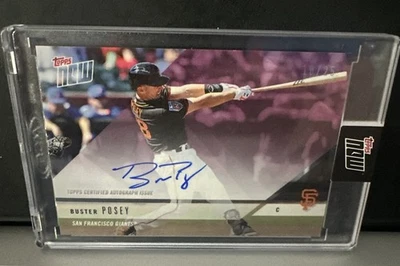 Buster Posey 2018 Topps Now camino al día de apertura #od-444C 18/25 ¡Sellado automático! Foto 1 de 4