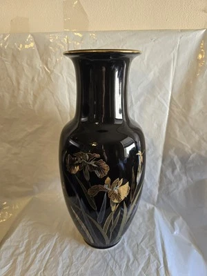 Jarrón nuevo de cerámica grande 15 pulgadas Japón Foto 1 de 4