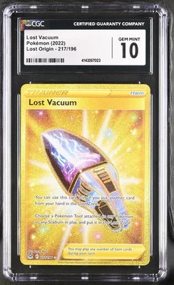 Pokemon 2022 Lost Vacuum 217/196 Pokémon Lost Origin CGC 10 - Image 1 of 4