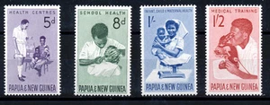 PAPUA & NEW GUINEA 1964 HEALTH SERVICES SG57/60 BLOCKS OF 4 MNH - Picture 1 of 1