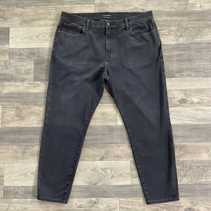 Lucky Brand 411 Athletic Taper Jeans Men’s 40x30 Black Stretch Denim 7M13460 - Picture 1 of 11