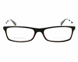 EMPORIO ARMANI EA9770 O9Y BLACK RED PLASTIC EYEGLASSES ACETATE FRAME 50-15-140 - Picture 1 of 3