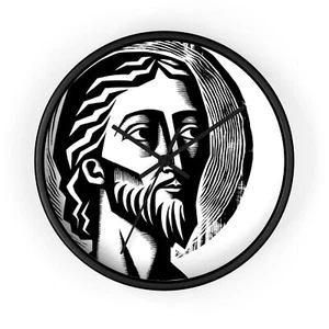 Home Decor Wall Clock Christian Bible Jesus Christ Christian God Religious Pray - Picture 1 of 13