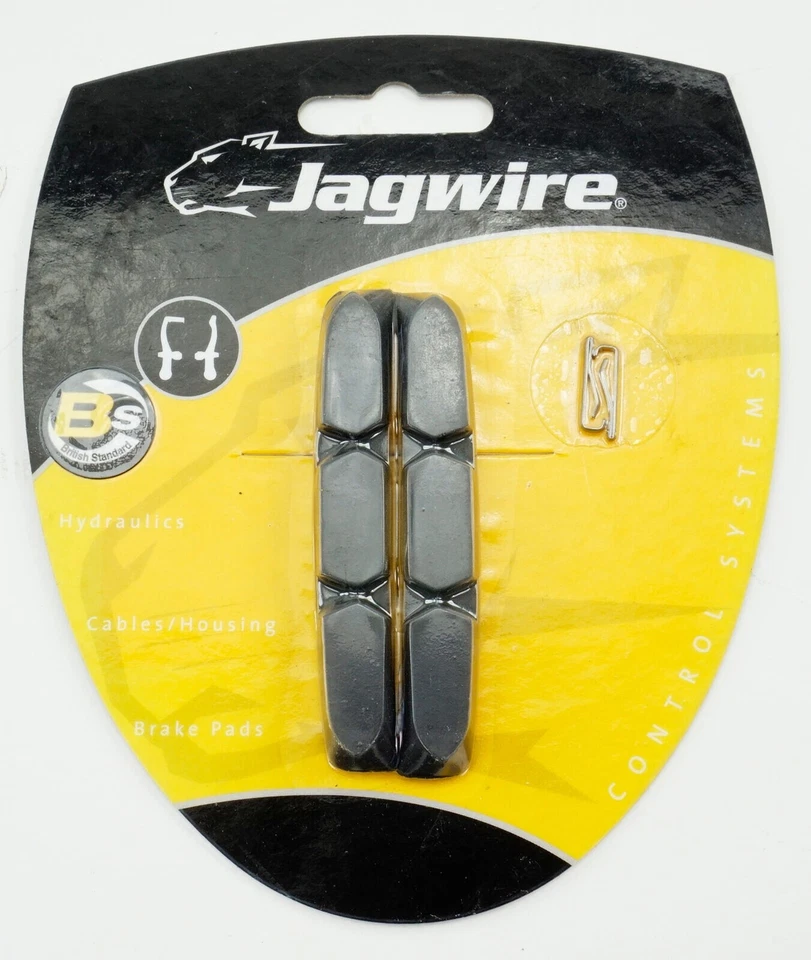 Jagwire V Brake Inserts Block Brake Pads 1 Pair Rim Shoes - Image 1 of 1