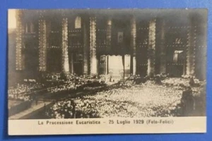 1929 Vaticano - processione eucaristica del 25 luglio alla basilica Vaticana - Bild 1 von 2
