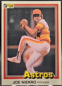 1981 Donruss Joe Niekro #380 Houston Astros - Picture 1 of 2