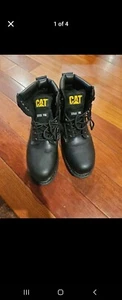 Caterpillar size 10.5 Black Steel Toe Boots - Picture 1 of 4