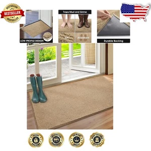 Machine Washable 30"x48" Dirt Trapper Rug - Safe, Comfortable Entryway Solution - Picture 1 of 9