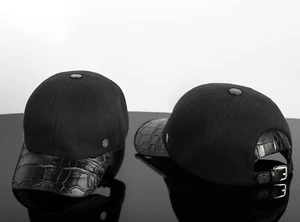 Cap Baseball Hat EKZO Crocodile Chashimir .Real Price 850$.L58 59cm - Picture 1 of 11