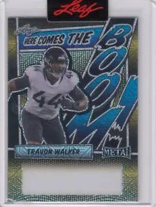 2023 Travon Walker Leaf Metal Boom PRE PRODUCTION PROOF 1/1 - Jaguars Georgia - Bild 1 von 1