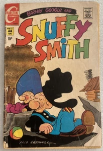 Libro de historietas Barney Google y Snuffy Smith #6 1971 Charlton Flaws Edad de Bronce - Imagen 1 de 19