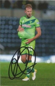 NORWICH: JORDAN RHODES SIGNED 6x4 ACTION PHOTO+COA - Picture 1 of 1