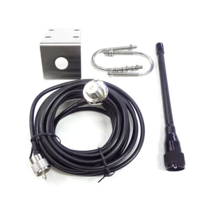 VHF Marine Antenna 156-163Mhz Rubber Mast Aerial with 5M RG-58 Cable for6759 - Zdjęcie 1 z 10