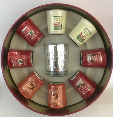 Yankee Candle Samplers Juego de Lata de Velas Votivas con Tapa y 4 Variedad de Aromas-Nuevo- Foto 1 de 4