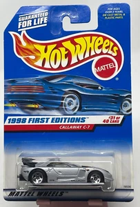 Hot Wheels 1998 First Editions Callaway C-7 31/40 Silver - Picture 1 of 5