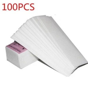 100Pcs Wax Pad Epilator Hair Nonwoven Lady Paper Strips Leg Body Spa Removal New - Picture 1 of 12