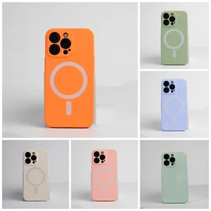 For iPhone 13 12 11 Pro Max Magsafe Silicone Case Shockproof Protection Cover AU - Picture 1 of 71