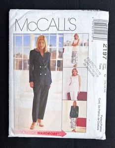 McCall's 2197 Misses Jacket, Vest, Pants, Bias Skirt 1999 Pattern sz 10-14 Uncut - Picture 1 of 5