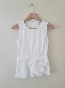 Maison Jules Peplum Sleeveless Top Size XS - Picture 1 of 6