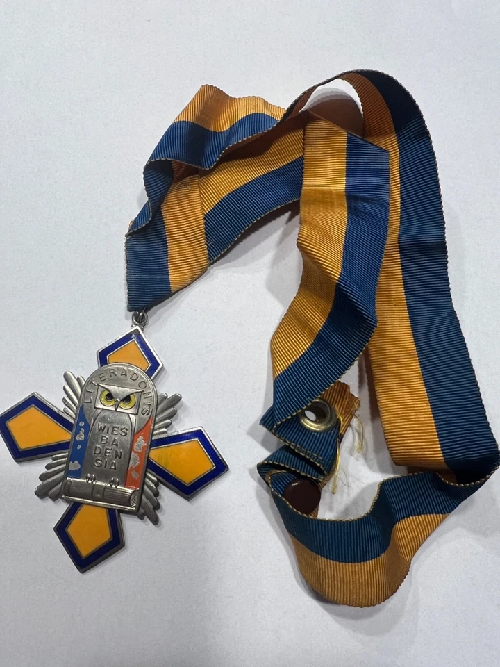 Alter Orden Schlaraffia Literadonis Wiesbadensia " RAR " Freimaurer ? - Bild 1 von 1