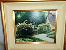 Original oil painting by Nick Van Vulpen The Cottage