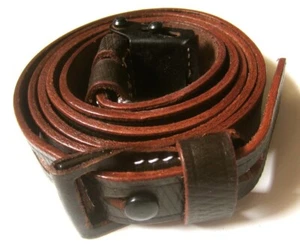 Eslinga para rifle de cuero alemán K98 - reproducción de la Segunda Guerra Mundial - también se adapta a G41 G43 K43 98K - Imagen 1 de 3