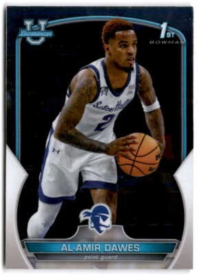 Al-Amir Dawes RC 2022-23 Bowman University Chrome #63 Pre-Rookie 1st Bo ID:88727 - Image 1 of 2