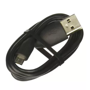 3X Micro USB Data Sync Charge Cable for Samsung Galaxy HTC Mobile Phone Black AU - Picture 1 of 3