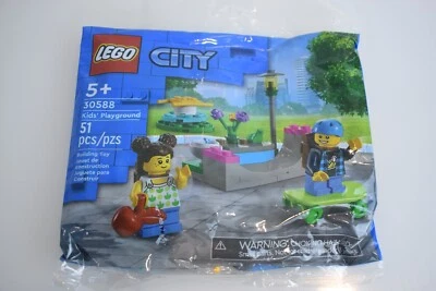 Lego City Parque Infantil 30588 Juego de Bolsa de Polietileno Nuevo Sellado de Fábrica 2022 Foto 1 de 4