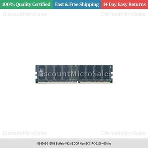 MS4002-512MB Buffalo 512MB DDR Non ECC PC-3200 400Mhz - Picture 1 of 1