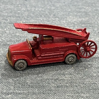 Rare Vintage 1955 Lesney Matchbox Dennis Fire Escape 9A - Image 1 of 4