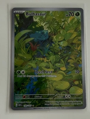 Pokémon | Bulbasaur | 166/165 MEW Scarlet & Violet 151 | Illustration Rare | ENG - Bild 1 von 2
