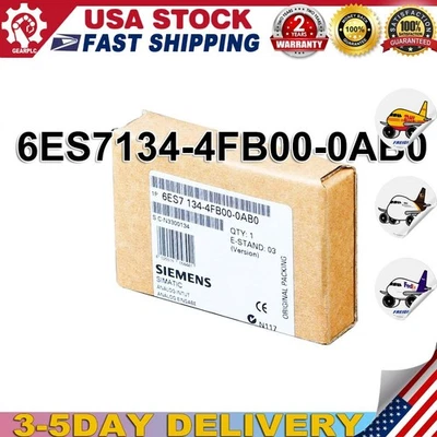 New Siemens 6ES7134-4FB00-0AB0 6ES7 134-4FB00-0AB0 SIMATIC DP ELECTRONIC MODULE - Image 1 of 4