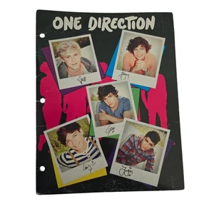 ONE DIRECTION 1D  Portfolio Folder Binder 2013 School Supplies Photos autographs - Picture 1 of 7