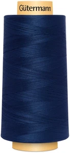 Gutermann 3000C-5322 Natural Cotton Thread Solids 3,281yd-Navy - Picture 1 of 1