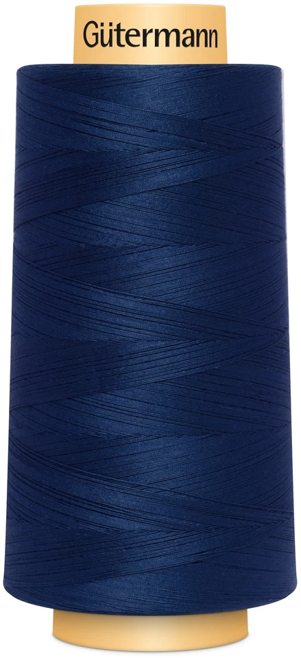 Gutermann 3000C-5322 Natural Cotton Thread Solids 3,281yd-Navy - Image 1 of 1