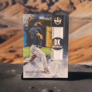 DALLAS KEUCHEL 2018 PANINI DIAMOND KINGS DK MATERIALS DUAL GAME USED JERSEY MLB - Bild 1 von 3