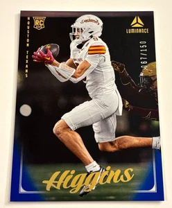 Jayden Higgins 2025 Luminance Blue Vertical RC Rookie Card /150 !!! - Picture 1 of 1