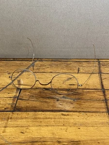 Gafas ovaladas vintage llenas de oro borde de alambre GF - Imagen 1 de 11