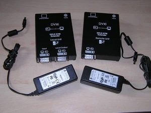 IHSE 467-0C CPU + CON DVXi DVI-D KVM Extender Local + Remote Unit used excellent - Picture 1 of 9