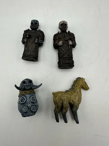 God of War Stone Mason Collector’s Edition Brothers Horse Troll Carvings Figures - Picture 1 of 4