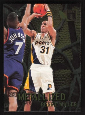 Reggie Miller 1996-97 Fleer Metal #129 Card TCCCX - Image 1 of 2