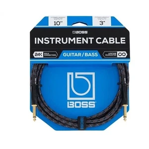 Boss BIC10 Straight 1/4" to Same Instrument Cable 10ft  - 3M - Picture 1 of 1