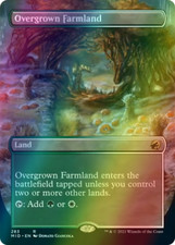 Overgrown Farmland BORDERLESS FOIL, Innistrad: Midnight Hunt, NM/M PREORDER